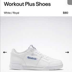 Reebok Classic Workout Plus Shoes **LIKE NEW**